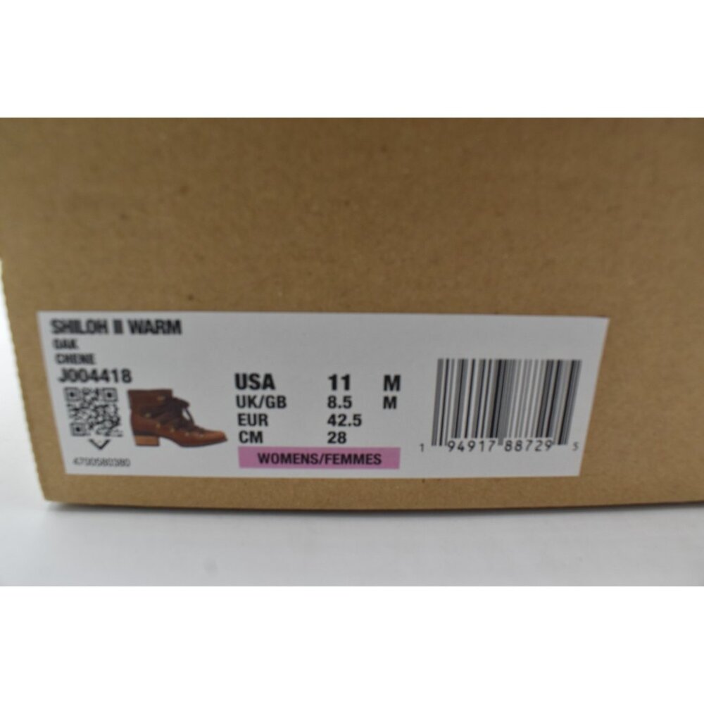Merrell Womens Size 11 Shiloh II Warm Oak Leather Lace Up Boots Shoes - Picture 11 of 11